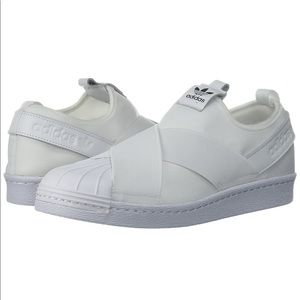 🔥Adidas Superstar Slip-On White/Black - size: 8.5